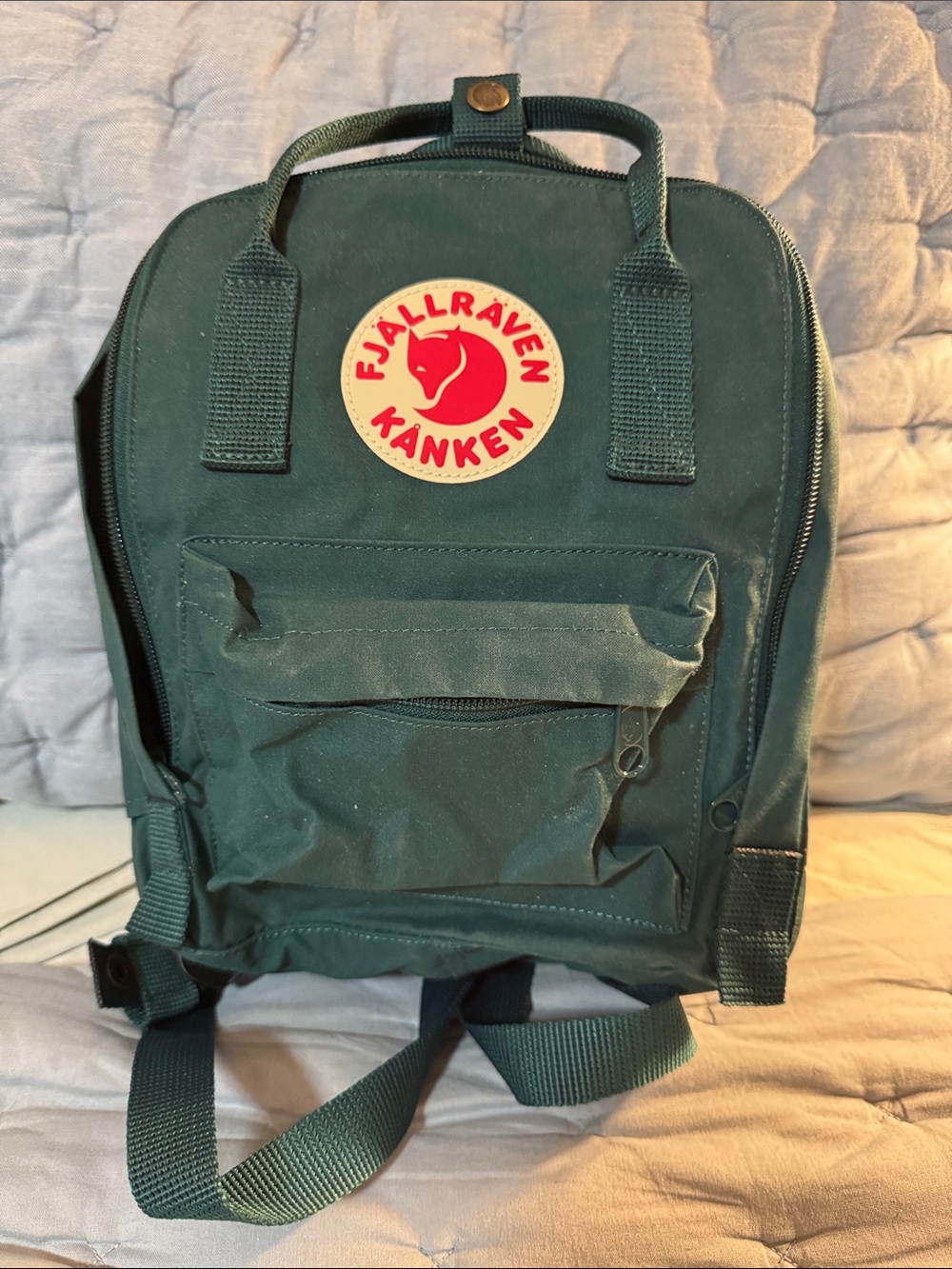 Kånken Mini Backpack in Dark Green